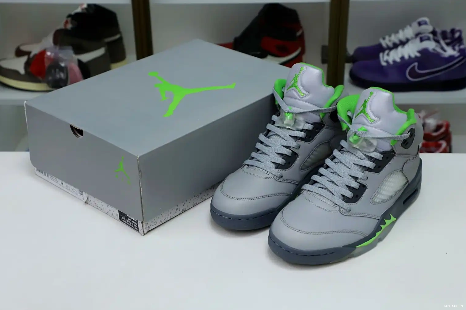 JORDAN 5 2022 RETRO 'GREEN BEAN' AIR Kimikick 0328